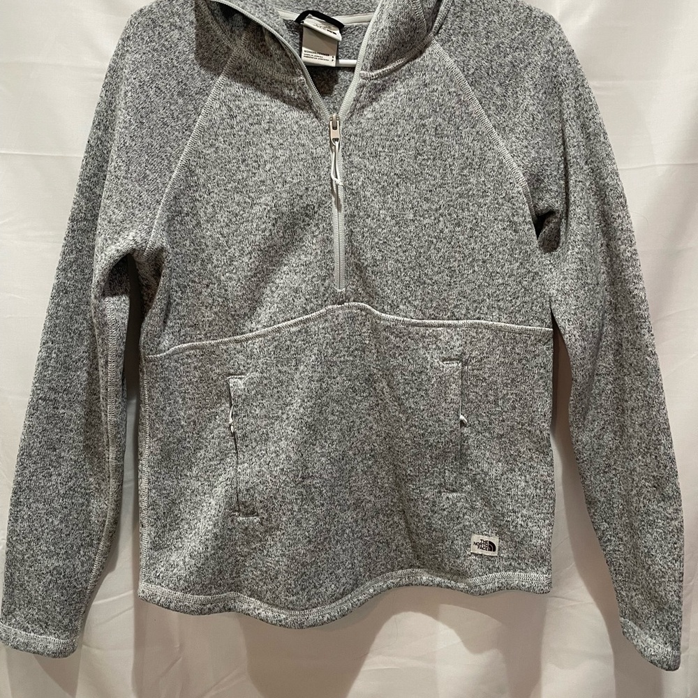 The North Face Heathered Gray Knit Pullover